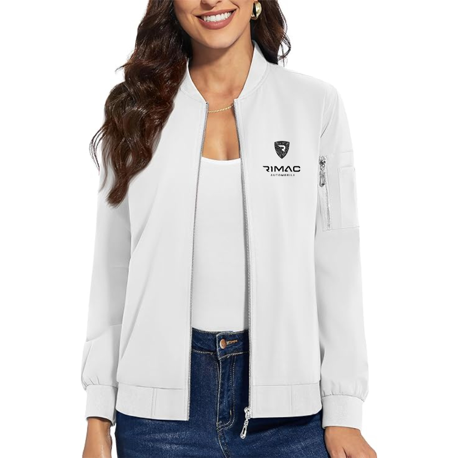 Women's Rimac Automobili Premium Bomber Jacket Outerwear